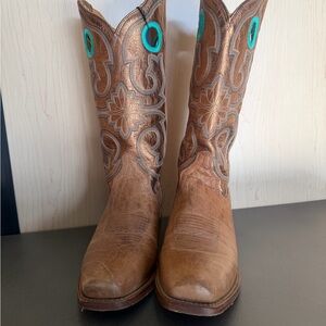 TECOVAS Brown Western Leather Boots size 7